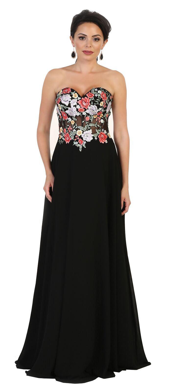 Prom Long Dress Formal Evening Party Gown - The Dress Outlet May Queen