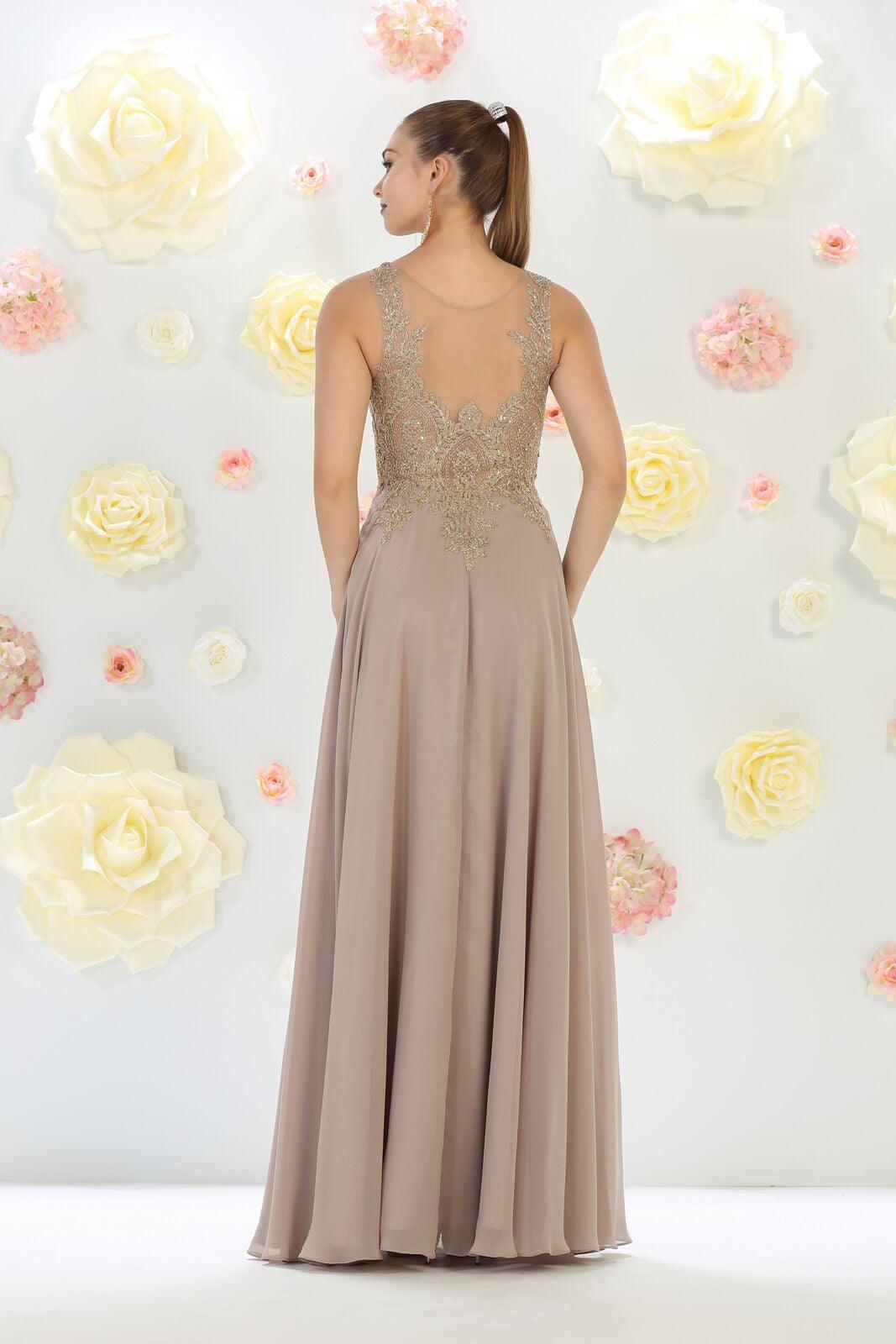 Prom Long Dress Formal Plus Size Evening Gown - The Dress Outlet May Queen