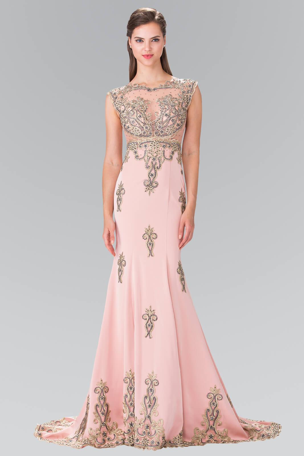 Prom Long Dress Formal Plus Size Evening Gown - The Dress Outlet Elizabeth K
