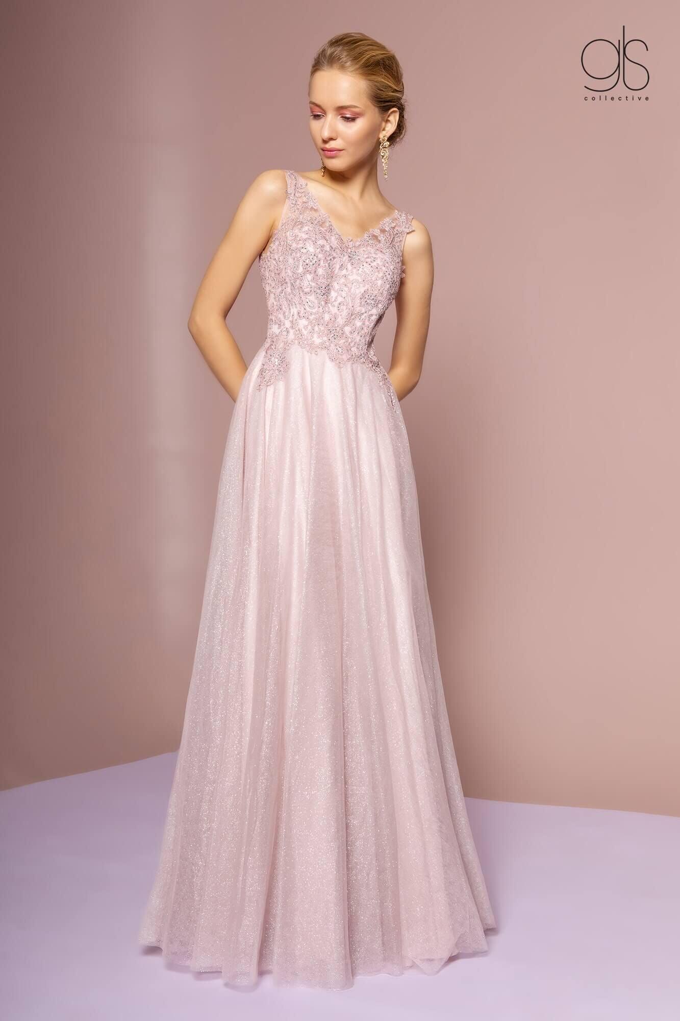 Prom Long Dress Sleeveless Formal Evening Gown - The Dress Outlet Elizabeth K