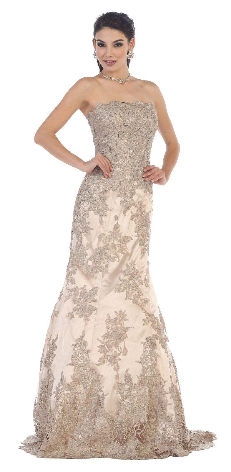 Prom Long Dresses Evening Party Homecoming  Formal - The Dress Outlet May Queen