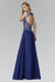 Prom Long Formal Beaded Chiffon Evening Dress - The Dress Outlet Elizabeth K