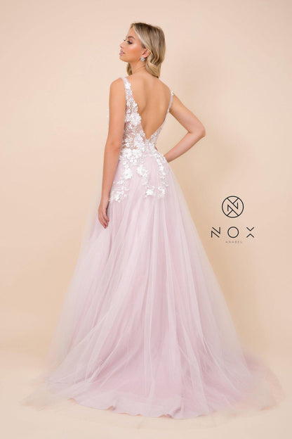 Prom Long Formal Dress Ball Gown - The Dress Outlet Nox Anabel