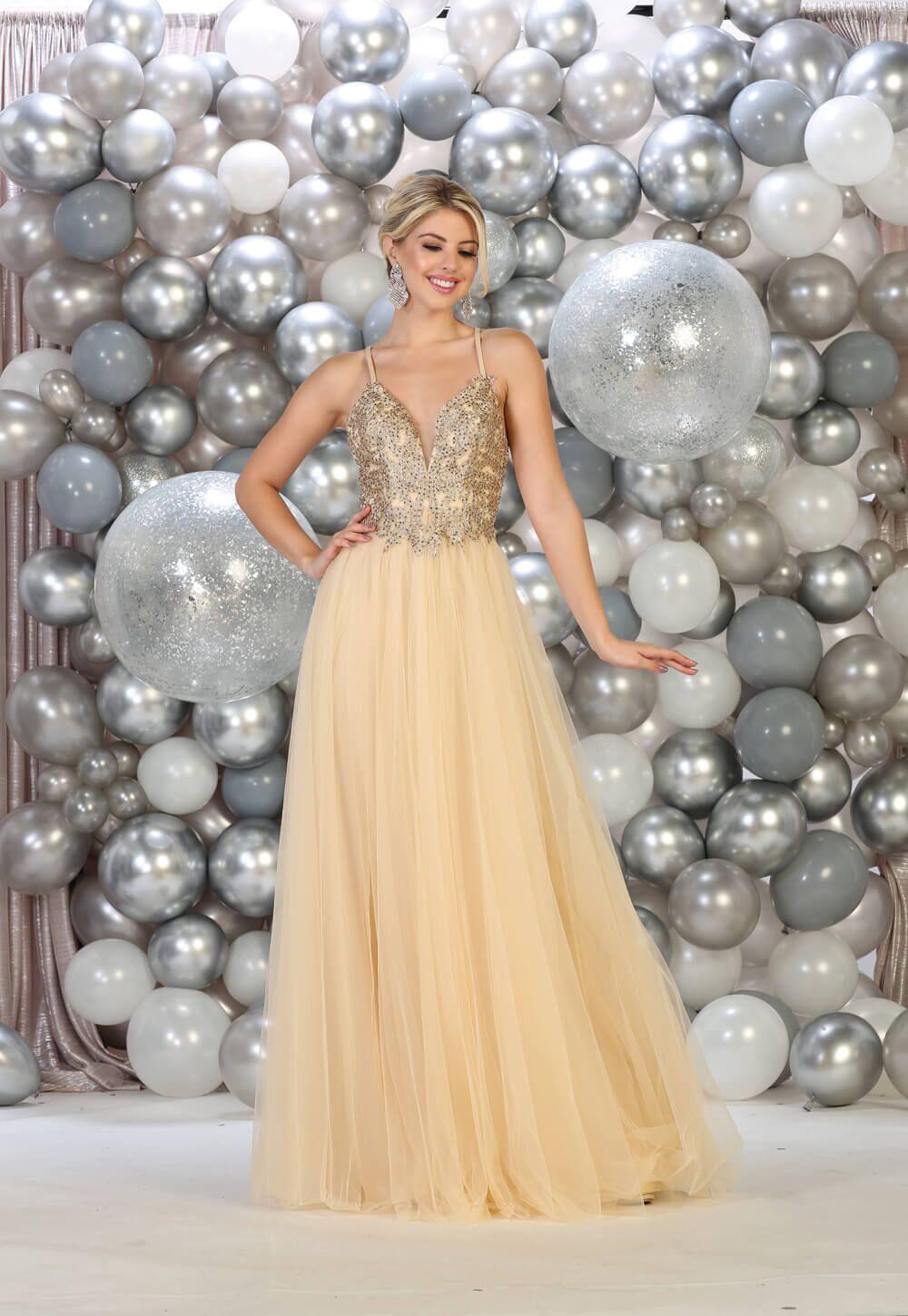 Prom Long Formal Dress Evening Gown - The Dress Outlet May Queen