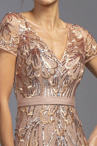 Prom Queen Dress - Taupe