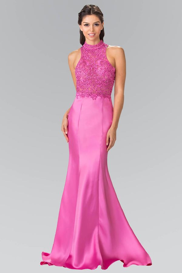 Prom Long Formal Dress Mikado Trumpet Evening Dress