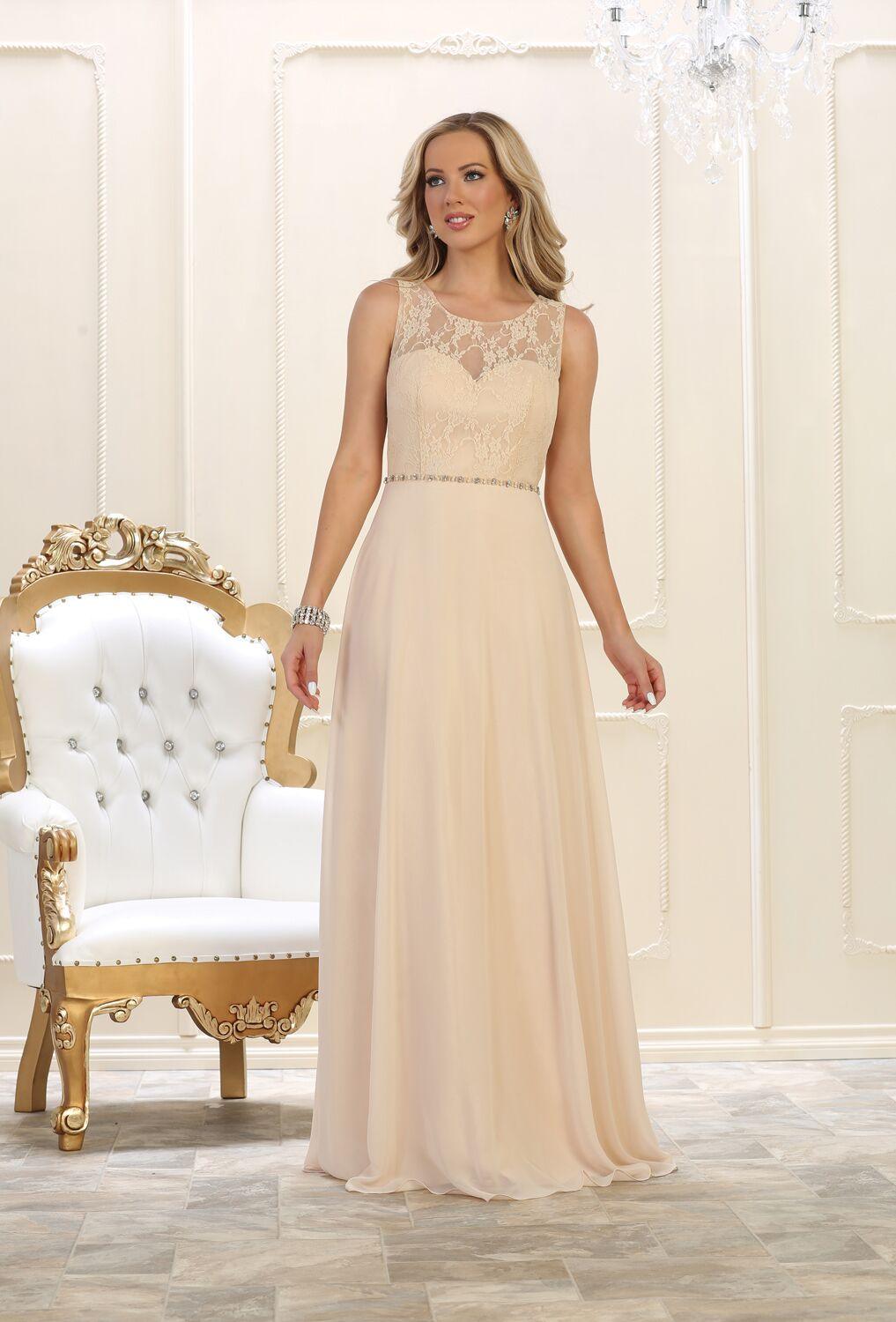 Prom Long Formal Dress Plus Size Evening Gown - The Dress Outlet May Queen