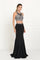 Prom Long Formal Dress Two Piece Halter Evening Gown - The Dress Outlet Elizabeth K