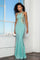 Prom Long Formal Fitted Halter Neck Evening Dress - The Dress Outlet Elizabeth K