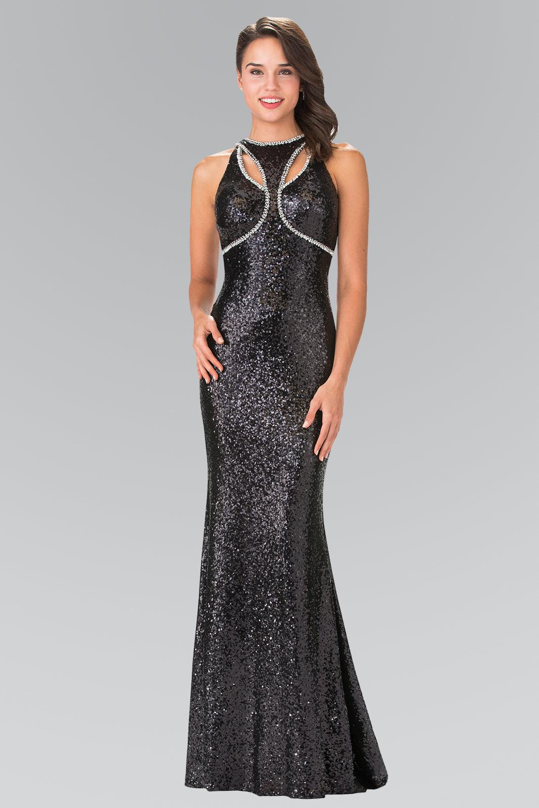 Prom Long Formal Halter Neck Trumpet Evening Dress | DressOutlet for ...