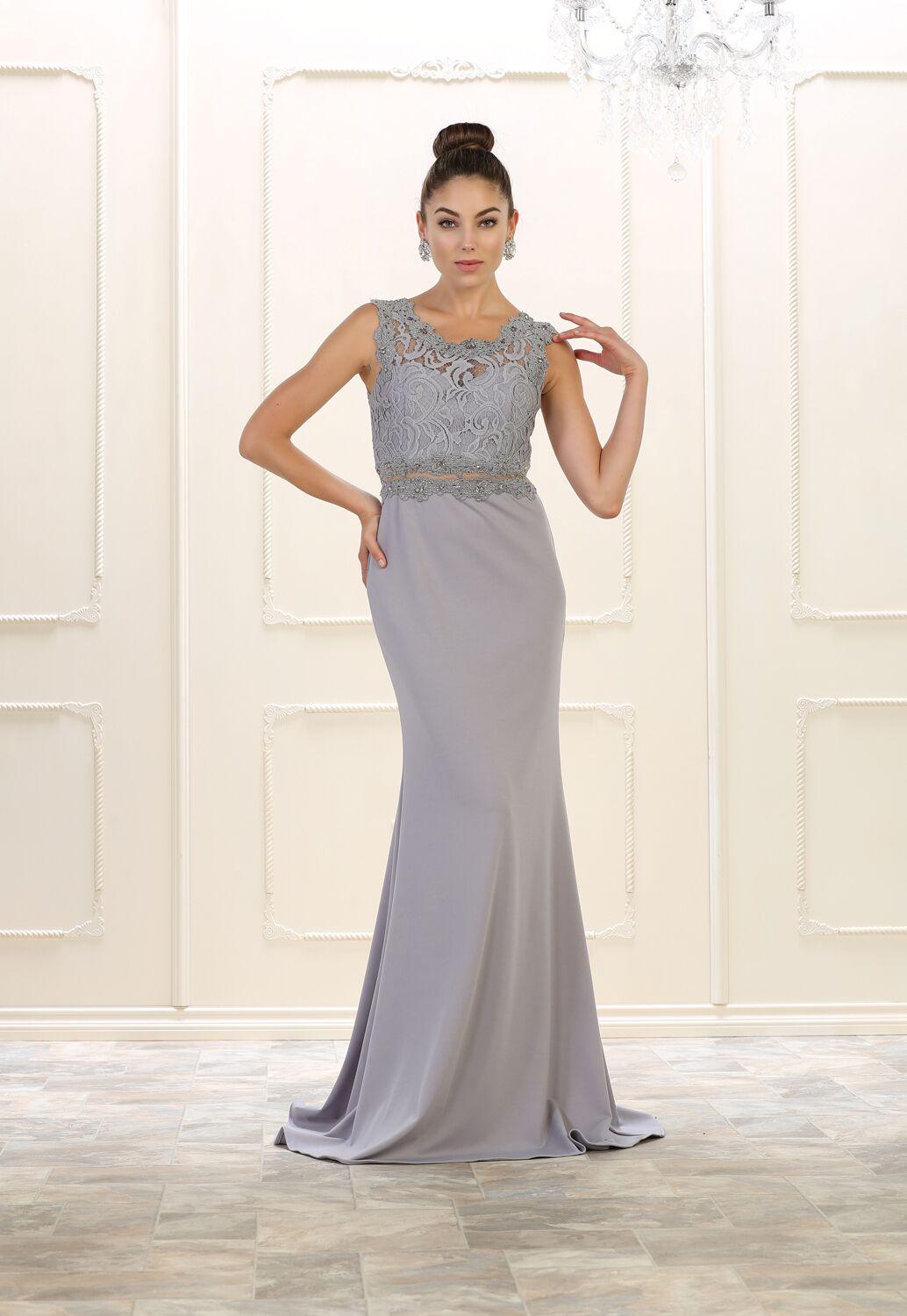 Prom Long Formal Plus Size Dress - The Dress Outlet May Queen