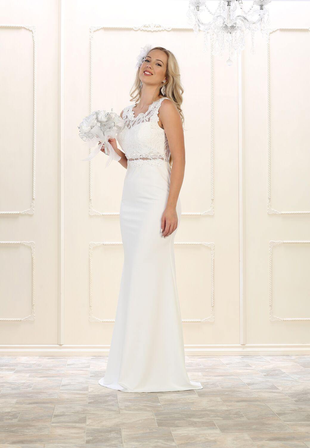 Prom Long Formal Plus Size Dress - The Dress Outlet May Queen
