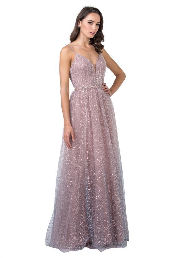 Pretty Ball Gown Spaghetti Straps Lace Yellow Backless Long Prom Dresses Party Dress