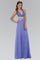 Prom Long Halter Neck Chiffon Evening Dress - The Dress Outlet Elizabeth K