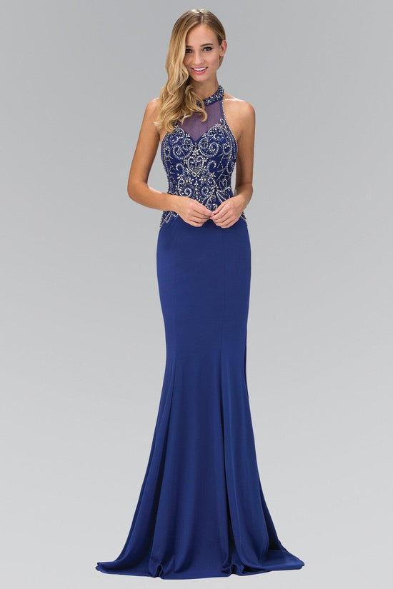 Red Prom Long Halter Neck evening Dress | DressOutlet for $227.99 – The ...