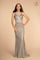 Prom Long Open Back Cut Out Evening Gown - The Dress Outlet Elizabeth K