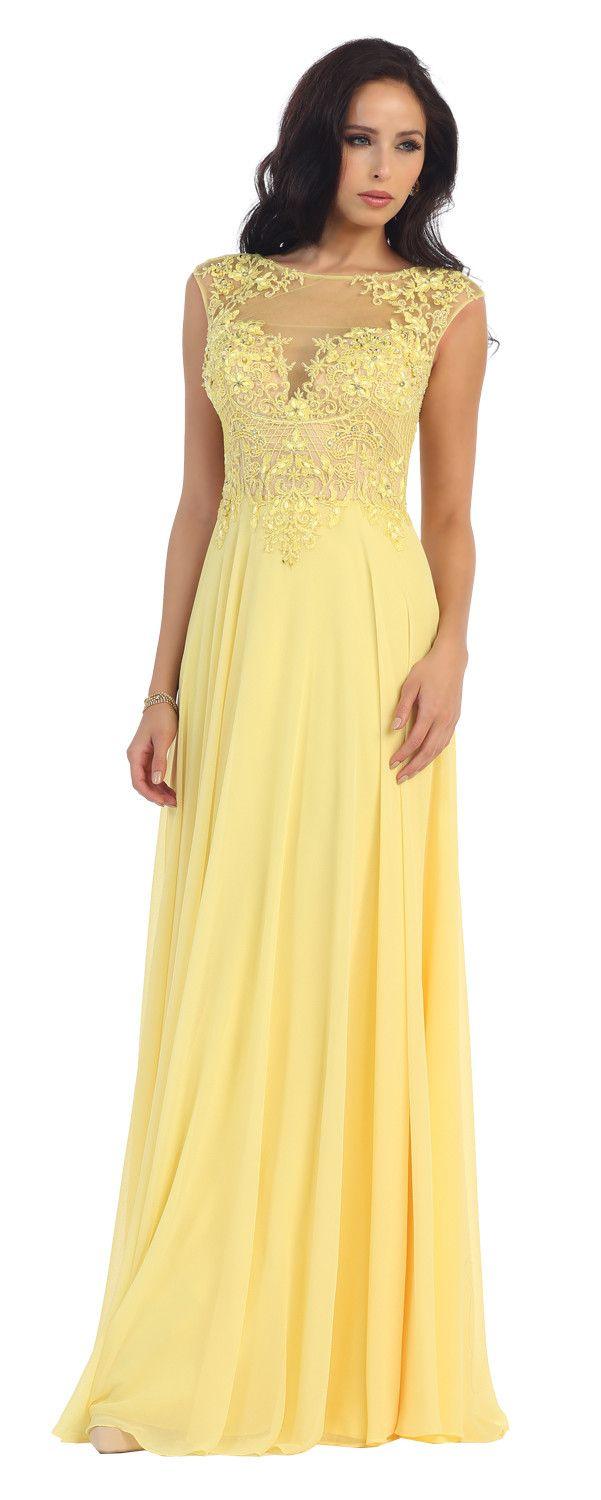 Prom Long Plus Size Dress Formal Evening Party Gown - The Dress Outlet May Queen