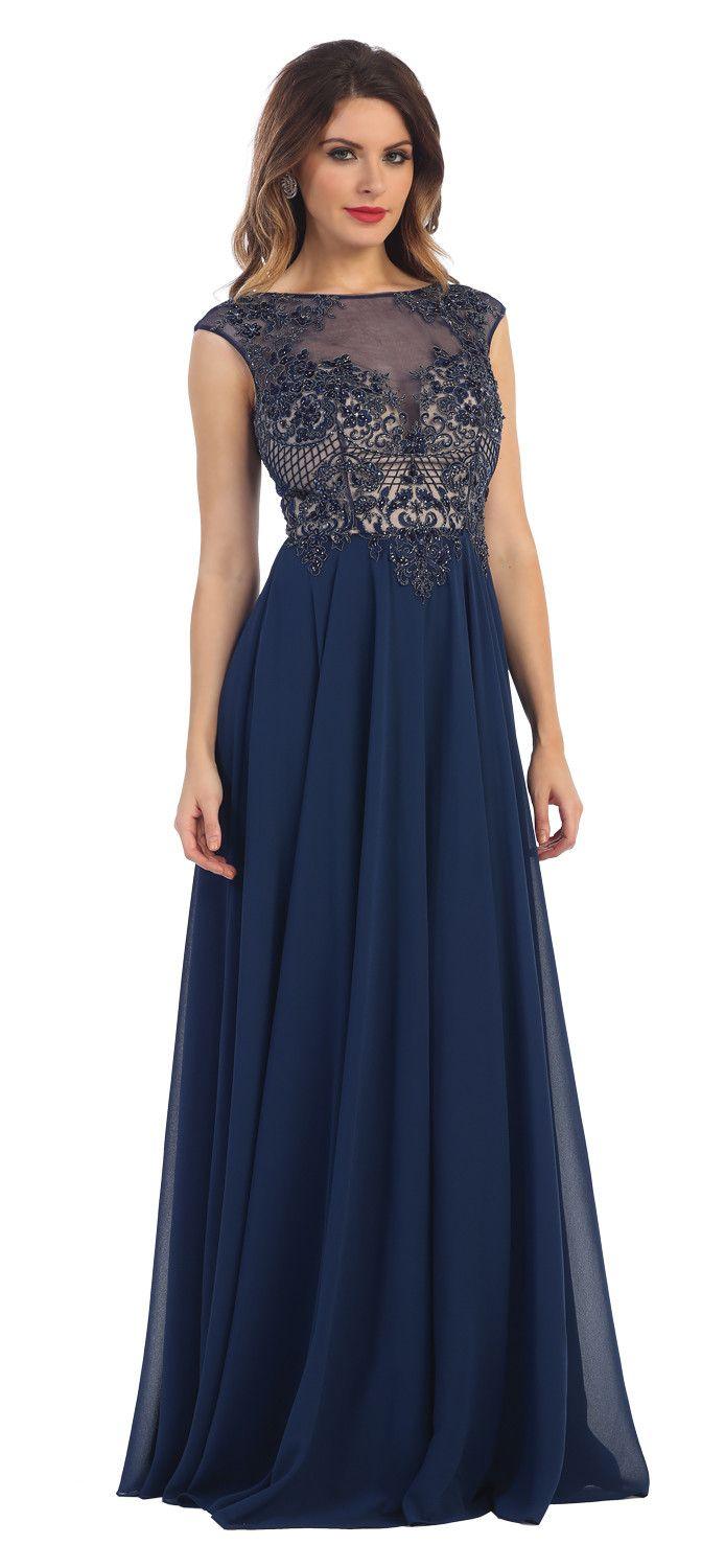 Prom Long Plus Size Dress Formal Evening Party Gown - The Dress Outlet May Queen