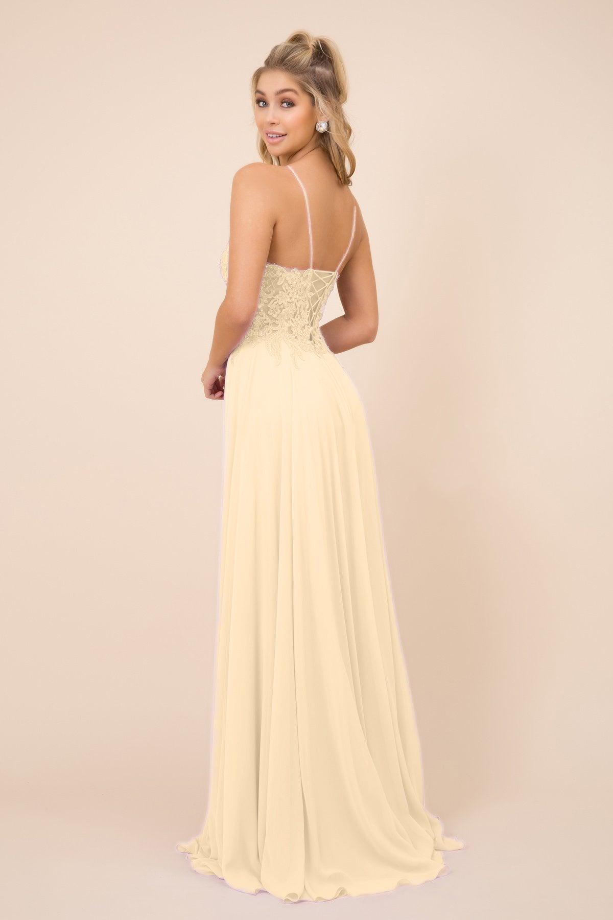 Prom Long Spaghetti Strap Formal Dress
