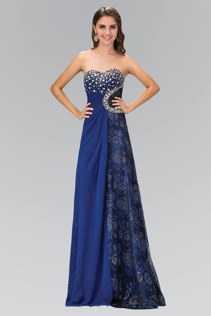 Prom Long Strapless Sweetheart Formal Evening Dress - The Dress Outlet Elizabeth K