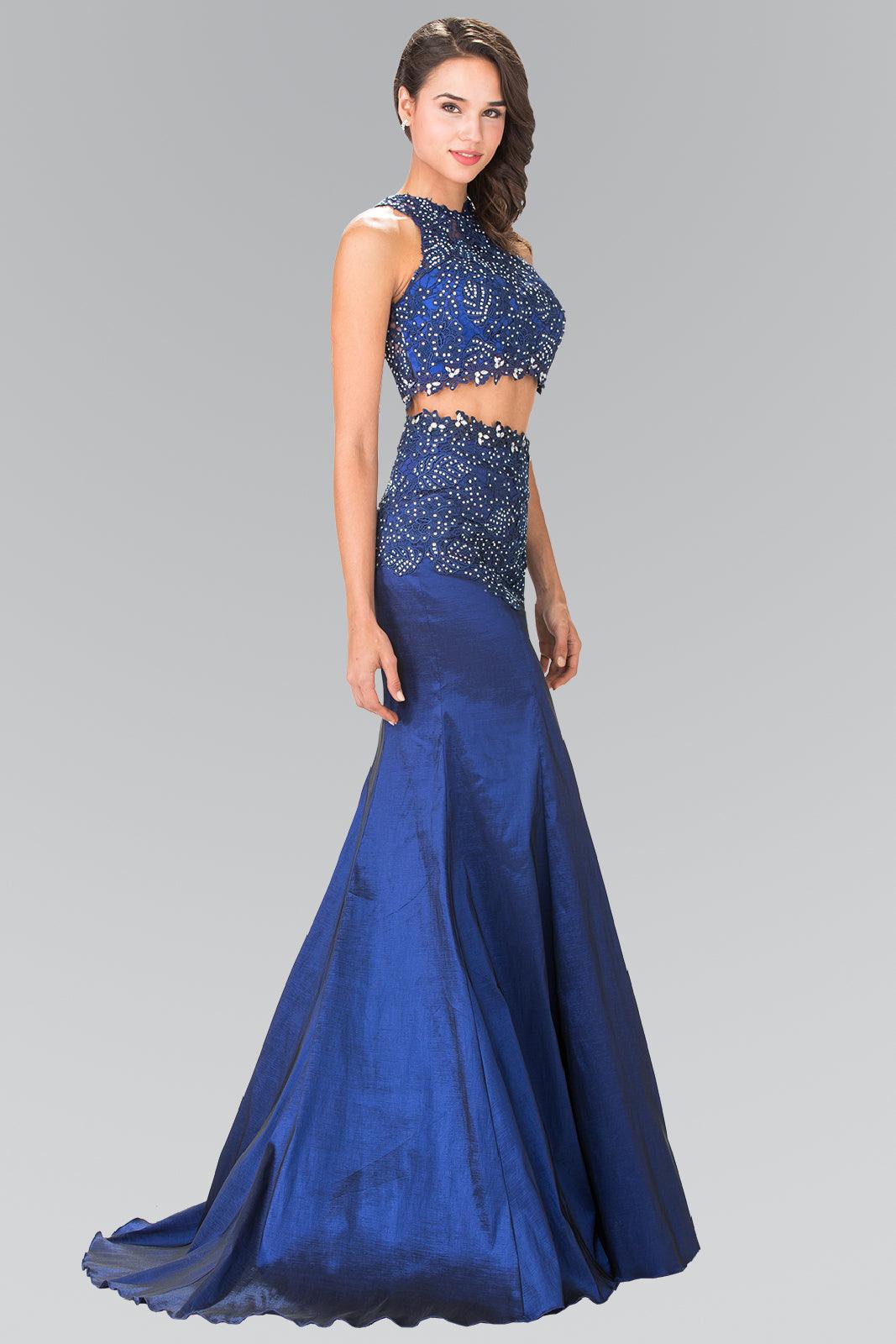 Prom Long Two Piece Dress Evening Gown - The Dress Outlet Elizabeth K
