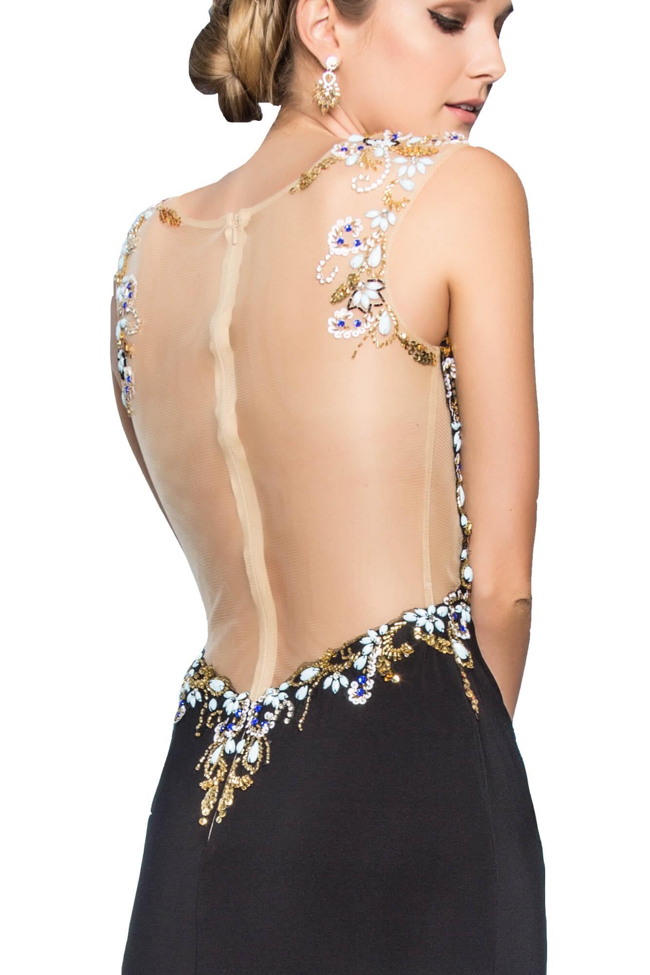 Prom Low Back Long Formal Evening Dress