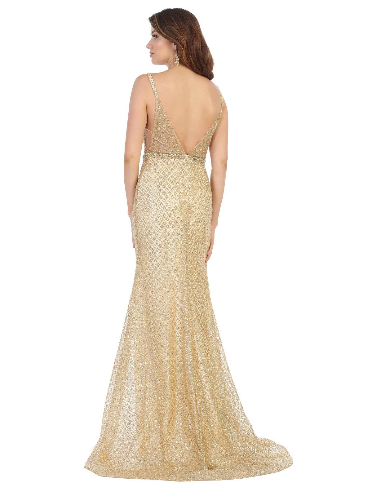 Prom Plus Size Evening Long Dress Formal - The Dress Outlet May Queen
