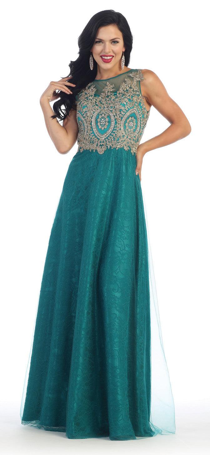 Prom Plus Size Long Dress Formal Evening Gown - The Dress Outlet May Queen