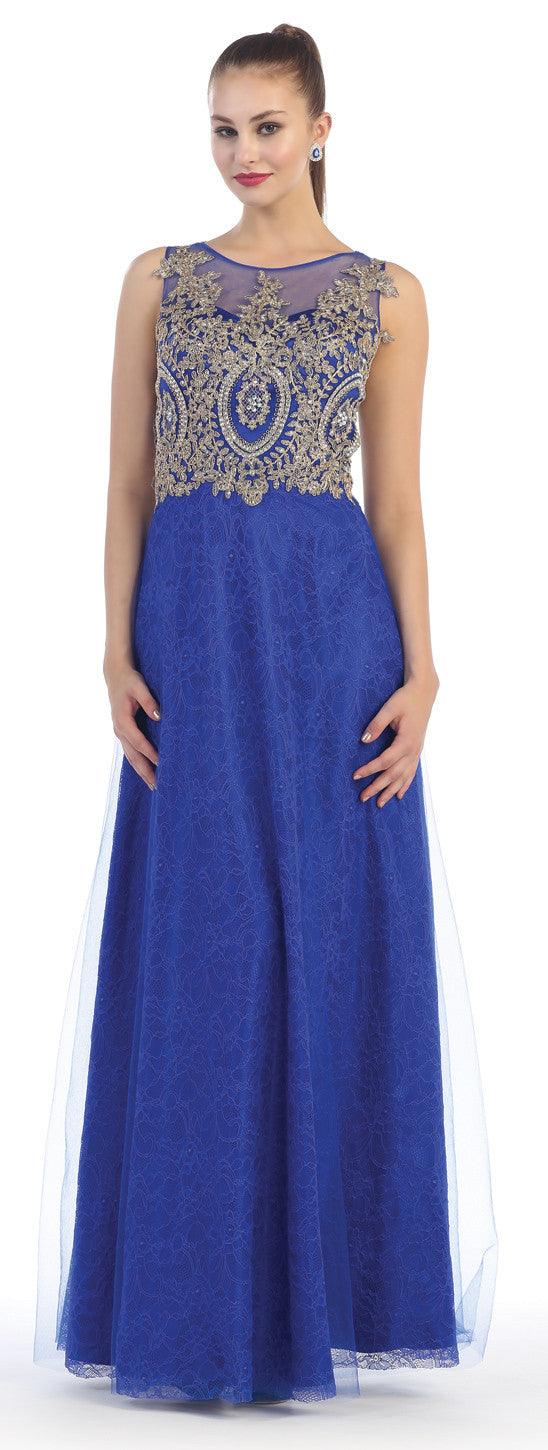 Prom Plus Size Long Dress Formal Evening Gown - The Dress Outlet May Queen