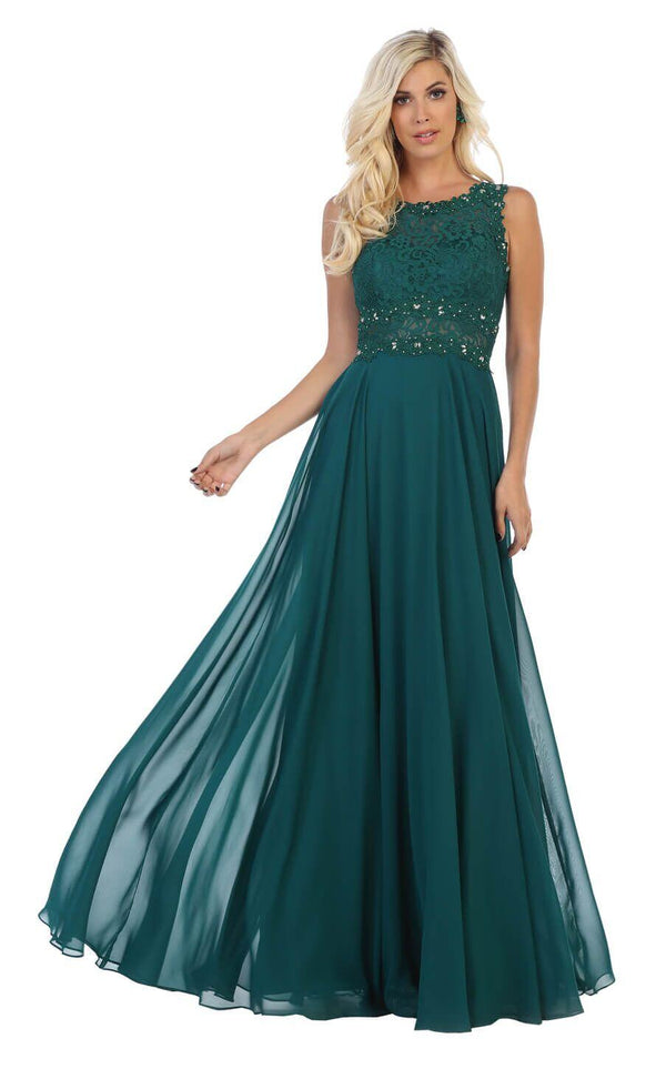 Prom Plus Size Long Formal Evening Dress