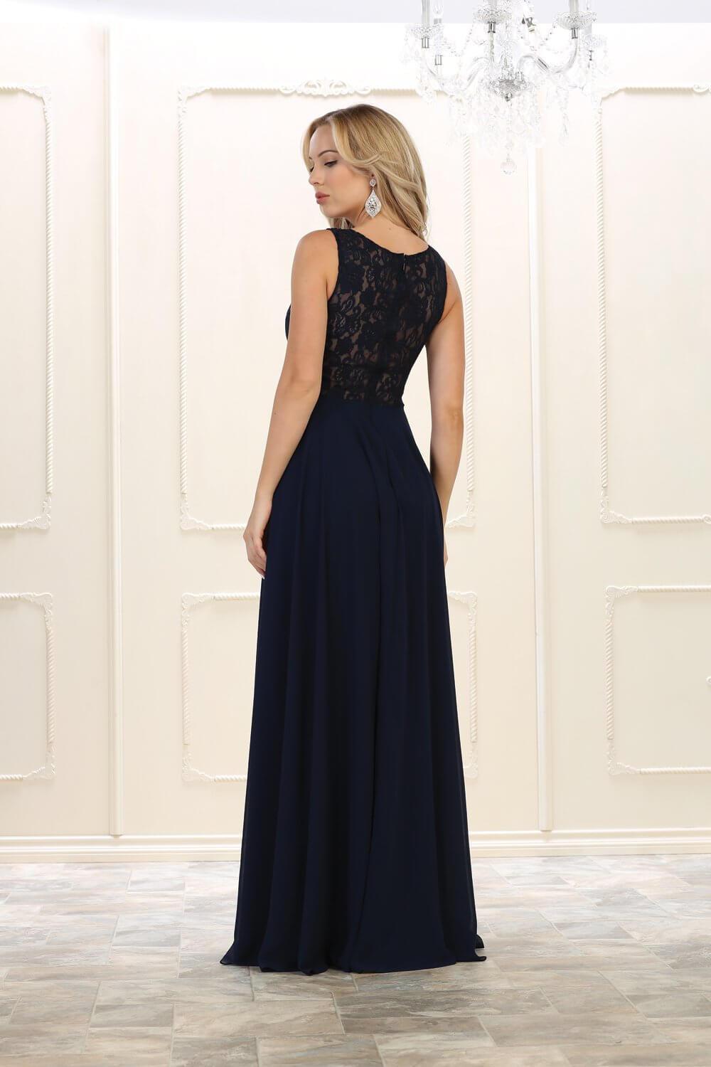 Prom Plus Size Long Formal Evening Dress - The Dress Outlet May Queen