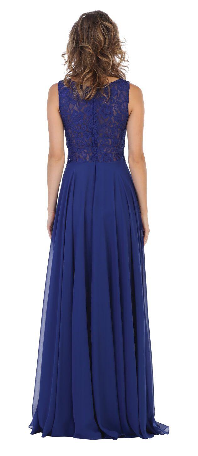 Prom Plus Size Long Formal Evening Dress - The Dress Outlet May Queen