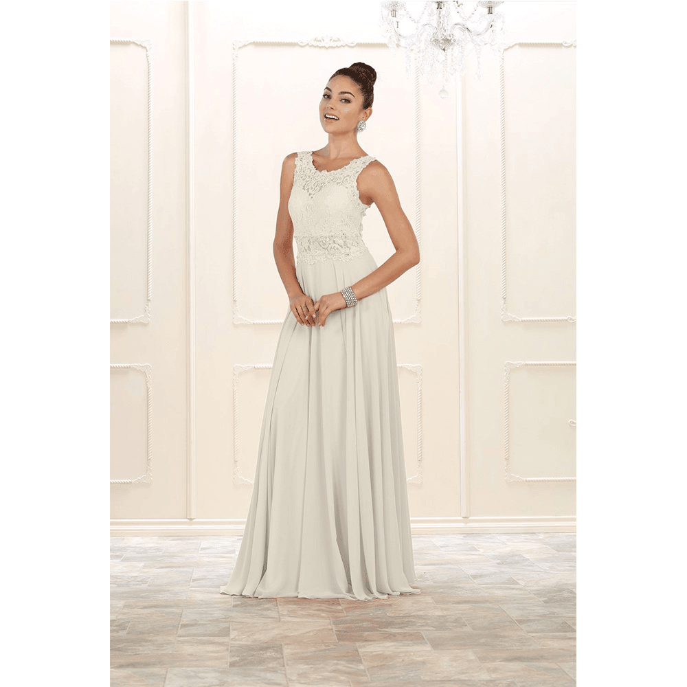 Prom Plus Size Long Formal Evening Dress - The Dress Outlet May Queen
