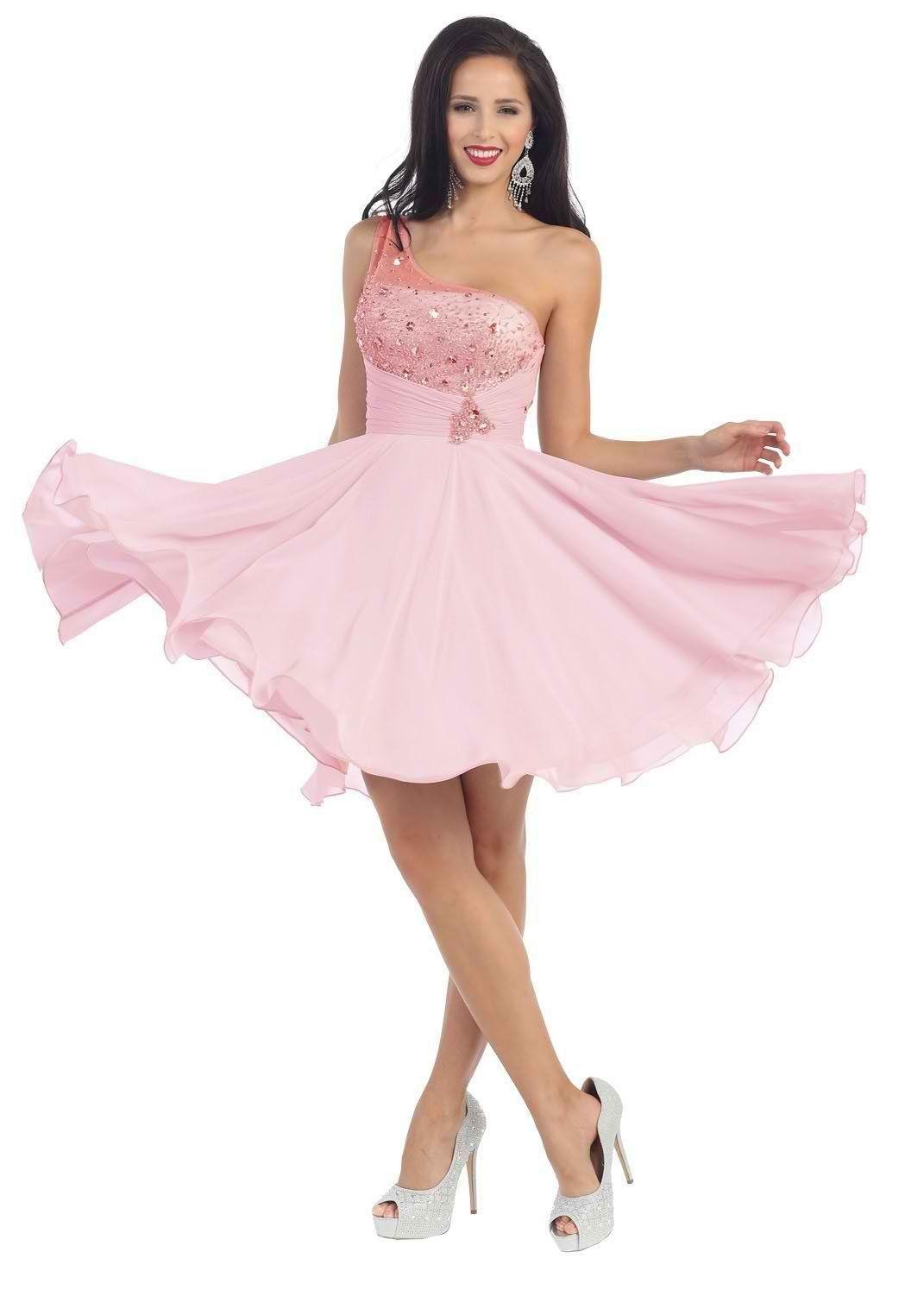 Prom Short Cocktail Party Homecoming Dress - The Dress Outlet May Queen