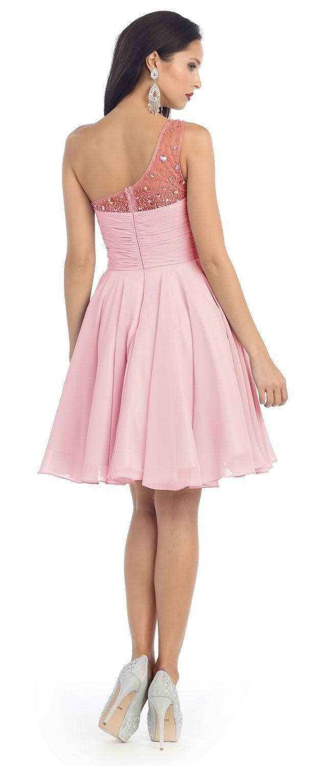 Prom Short Cocktail Party Homecoming Dress - The Dress Outlet May Queen