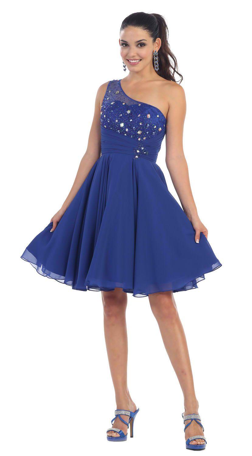 Prom Short Cocktail Party Homecoming Dress - The Dress Outlet May Queen