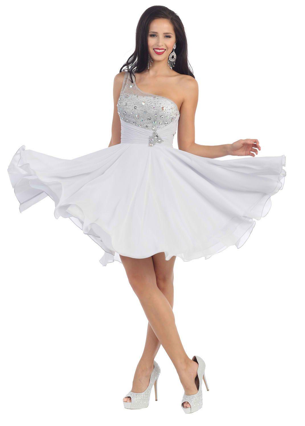 Prom Short Cocktail Party Homecoming Dress - The Dress Outlet May Queen