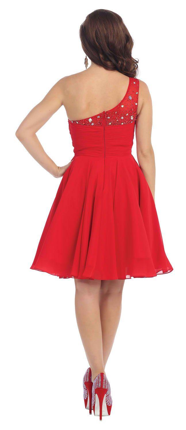 Prom Short Cocktail Party Homecoming Dress - The Dress Outlet May Queen