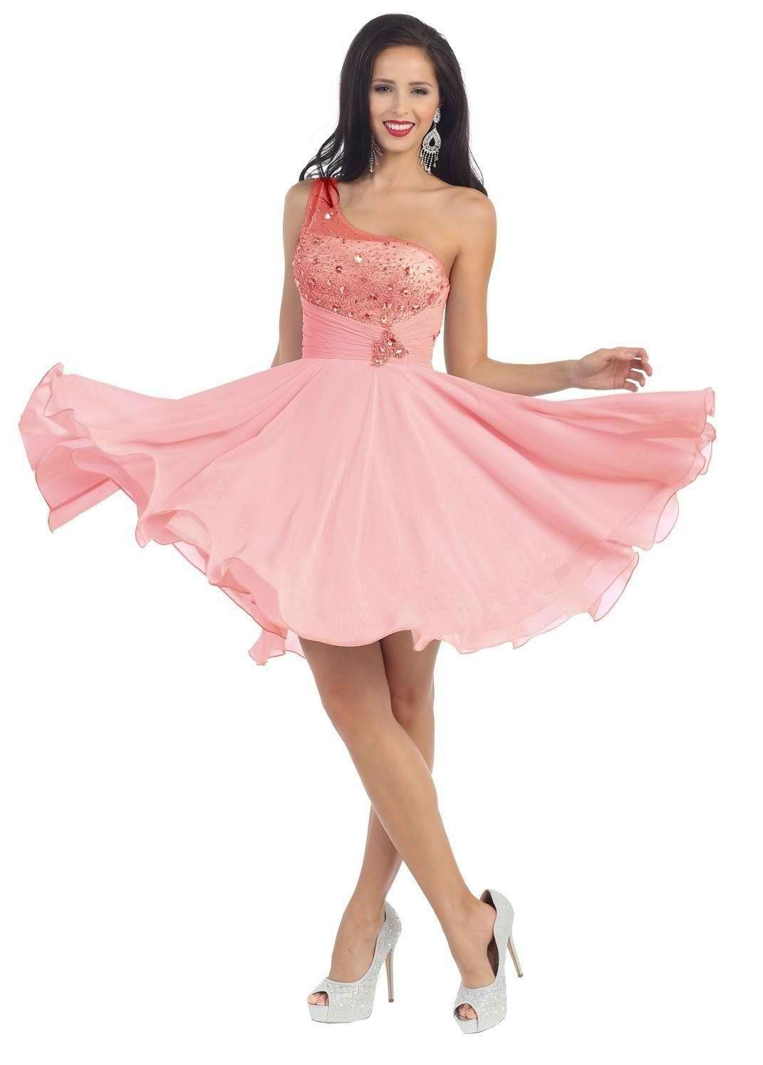 Prom Short Cocktail Party Homecoming Dress - The Dress Outlet May Queen