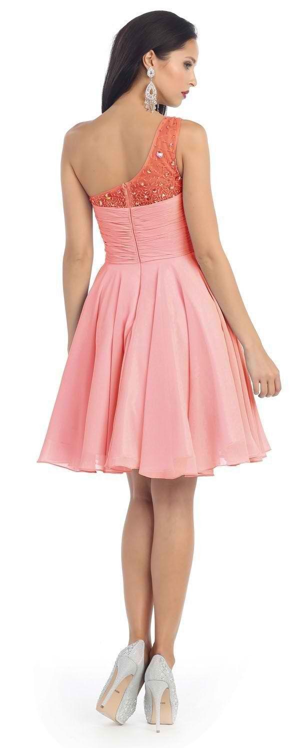 Prom Short Cocktail Party Homecoming Dress - The Dress Outlet May Queen