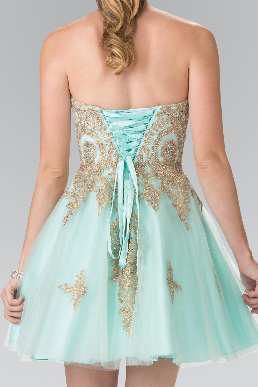 Prom Short Dress Homecoming - The Dress Outlet Elizabeth K