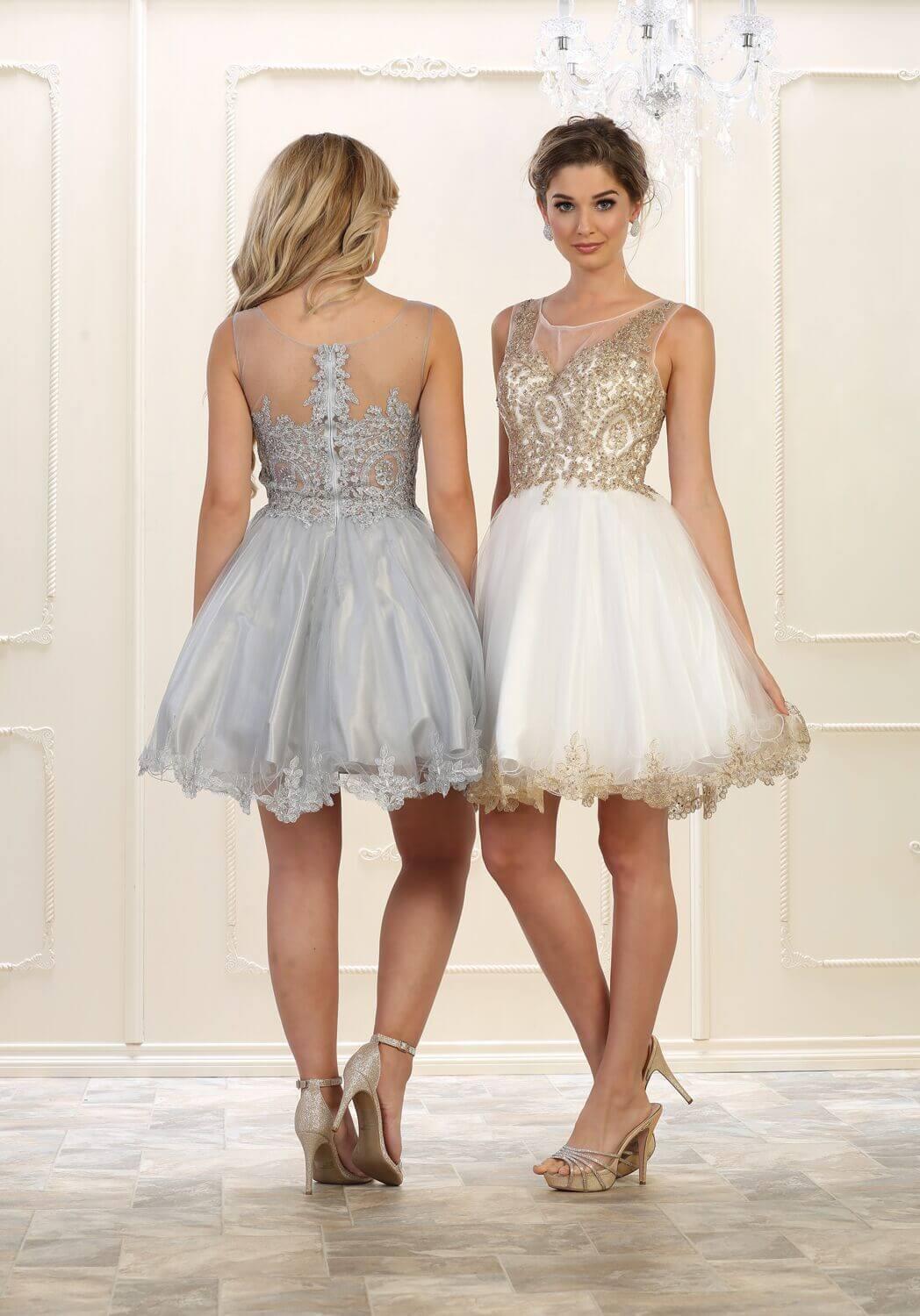 Prom Short Dress Homecoming Evening Party - The Dress Outlet May Queen