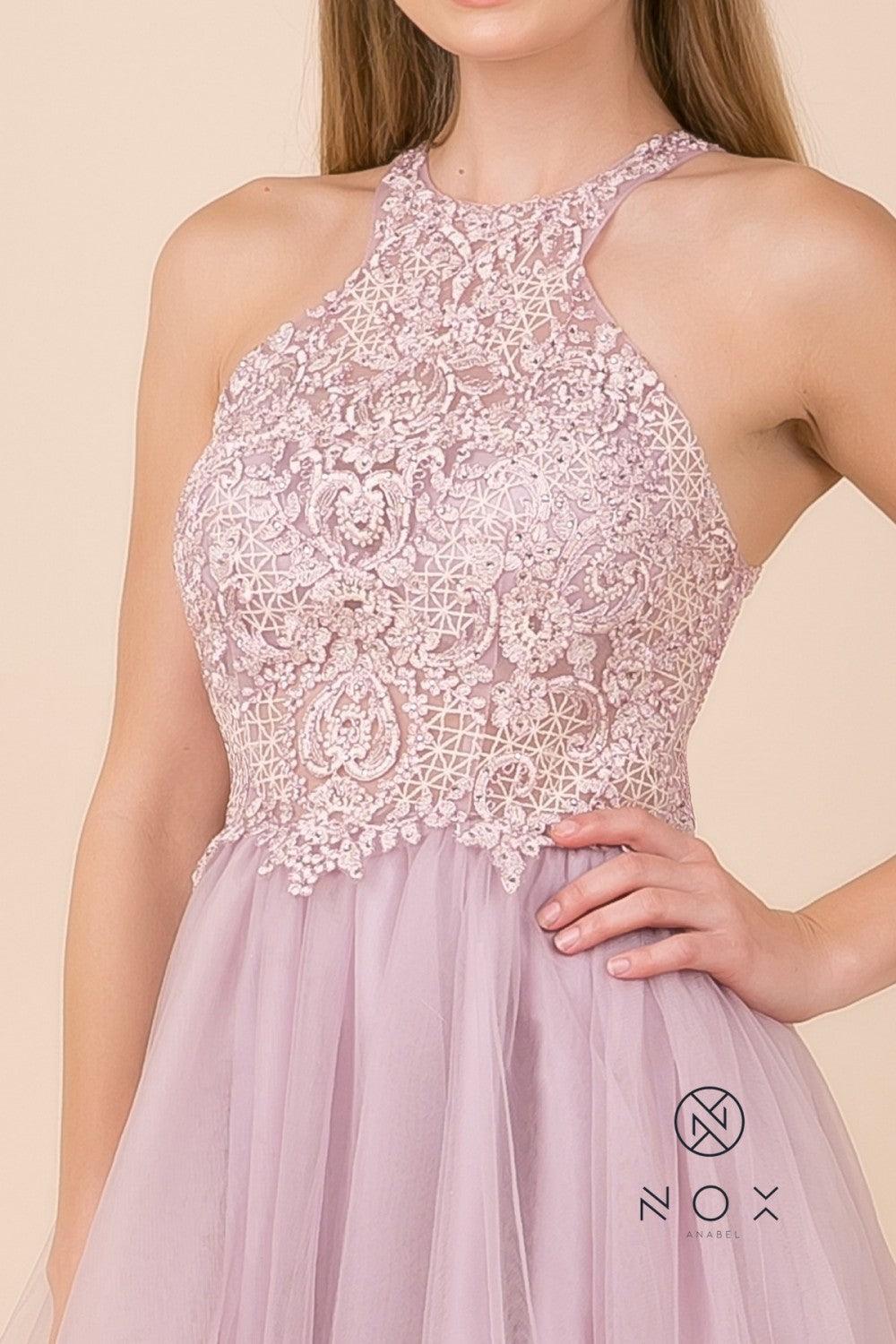 Prom Short Dress Sleeveless Homecoming - The Dress Outlet Nox Anabel