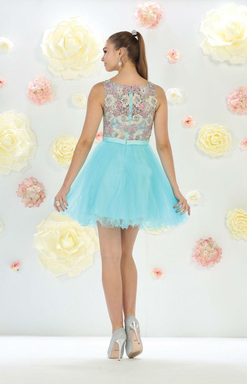 Prom Short Dresses Homecoming Cocktail Party - The Dress Outlet May Queen
