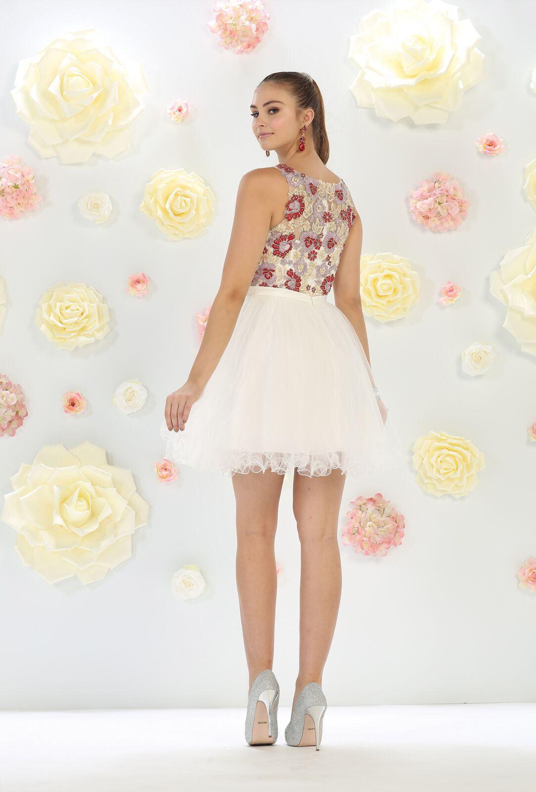 Prom Short Dresses Homecoming Cocktail Party - The Dress Outlet May Queen
