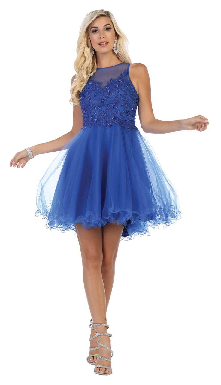 Prom Short Homecoming Winter Formal Dress - The Dress Outlet May Queen
