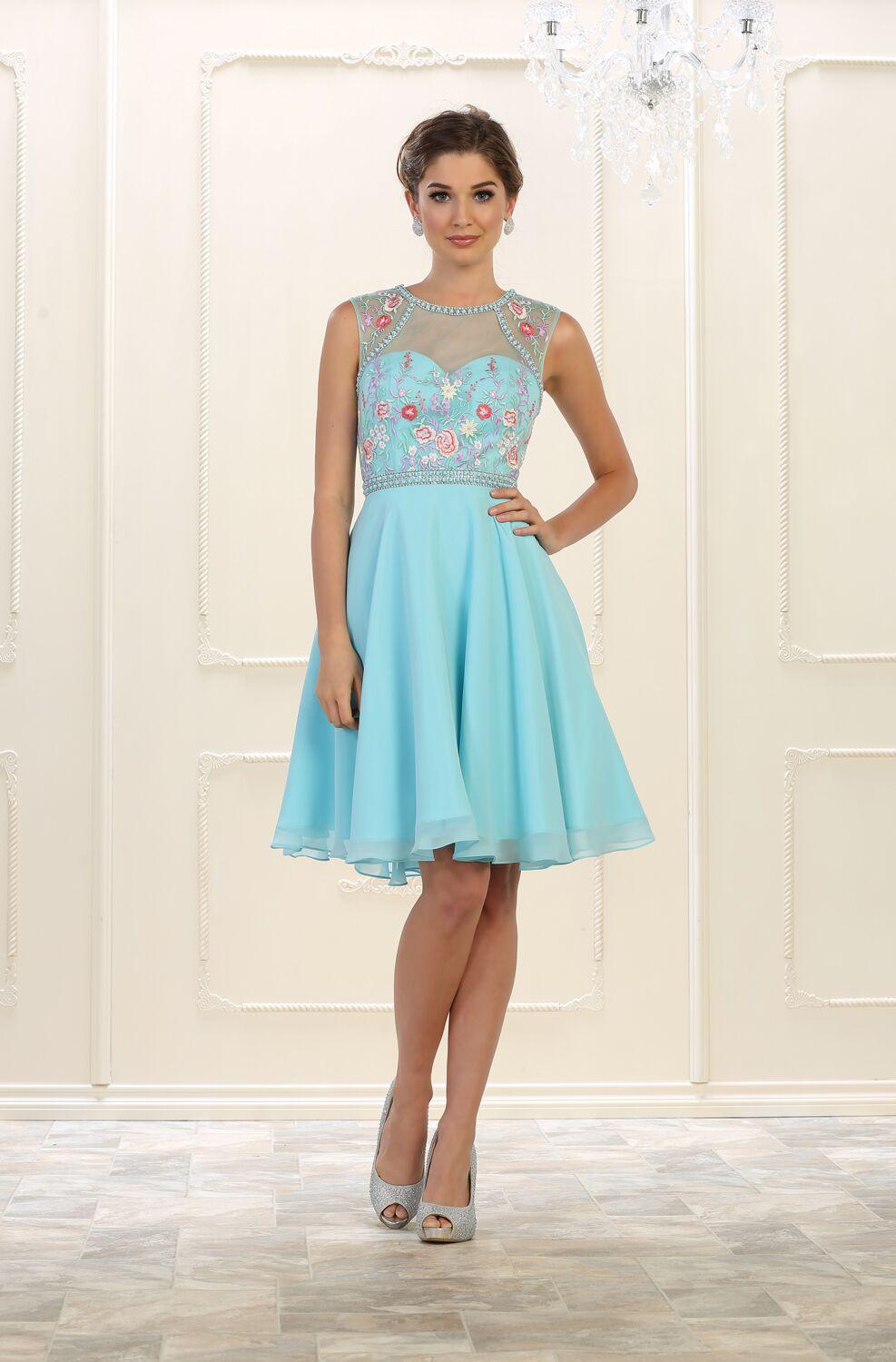 Prom Short Homecoming Winter Formal Dress - The Dress Outlet May Queen