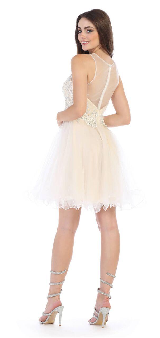Prom Short Homecoming Winter Formal Dress - The Dress Outlet May Queen