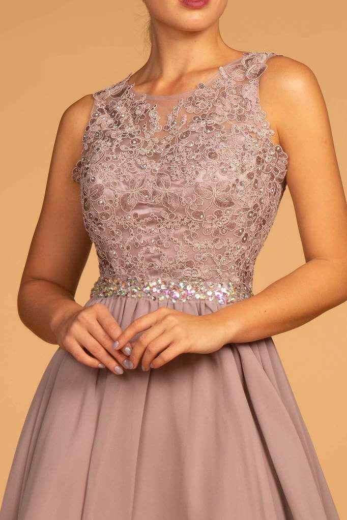 Prom Short Sleeveless Dress Homecoming - The Dress Outlet Elizabeth K