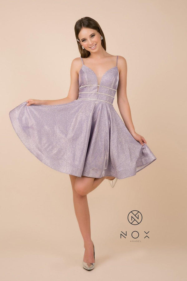 Blue Sheath Short Prom Party Dress Homecoming Dress main image 0
